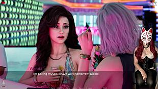 Ms Denvers, 40, dancng in the nightclub