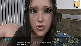 wvm 26 features deepthroat animation by hot brunette in 3d game