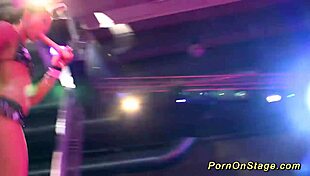 want to see flexi lesbians rip clothes and fuck on stage?