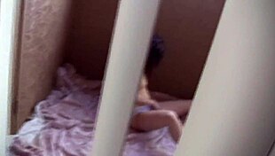 Oh My God, Look At This Young Brunette Masturbating Alone At Home! She's So Beautiful And Teasing Herself!