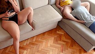 he banged me hard while step sis gamed nearby