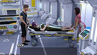 Stranded shy emo girl seeks help in space