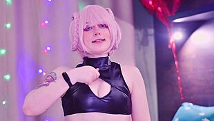 i bent my hentai cosplayer over for doggystyle, her tight pussy cumming hard