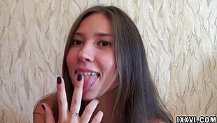 Ananta shakti SUCKS dildo FETISHLY