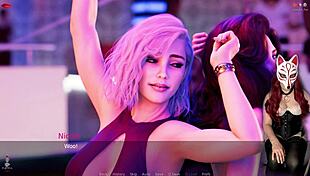 Ms Denvers, 40, dancng in the nightclub