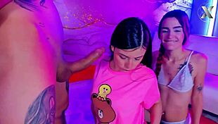 I crave her delicious blowjobs in this hot latina blowbang