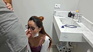 Married Nurse Cheats On Husband With Employee In Hospital Bathroom