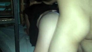 i fuck my girlfriend doggystyle in thong at night