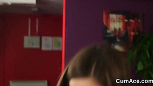 Horny Doll Gets Jizz Load On Her Face Gulping All The Cream