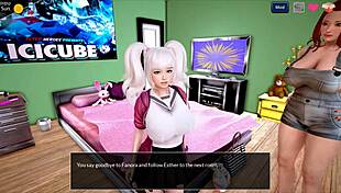 Mythic Manor Episode 1 Featuring Roommate Relaxing in the Pool with Dubbing