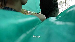 latina eats pussy outdoors in jungle camp, dang, i’m all shaky!