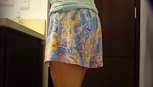 Hidden cam pissing by argentine university student milet