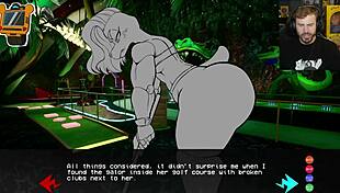 I explored an unfinished FNAF game in the garage with big tits and ass