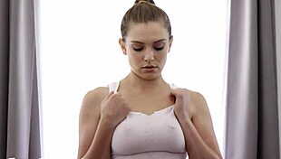 busty beauty gets oiled and fucked