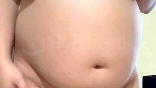 This horny pregnant Arab wife with big natural tits searches for a guy to bang her hairy pussy