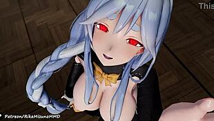 Connection Dance - Pekomama MMD R-18 Virtual Youtuber Showcases Big Tits And Ass In 3D Animation