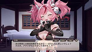 Monster girl TDX gives titty fuck with big tits to cumshot.