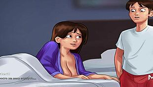 i give money and ill be ready for you in summertimesaga hentai, uncensored anime fun e2 18