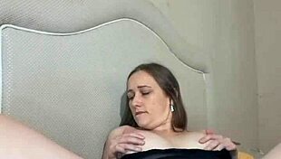 tall mexican milf masturbates wet shaved pussy in homemade solo dream