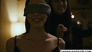 Married lesbians explore intimate sex at their wedding. 😍👩‍❤️‍👩