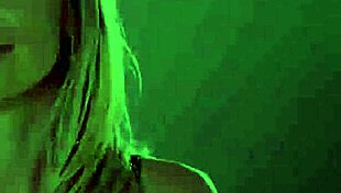 Blonde Lez Gets Anally Toyed With Stockings And Big Tits