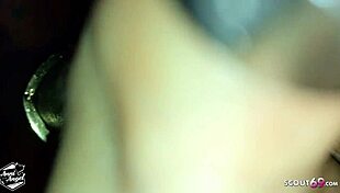 i got my feets coverd in cum from this redhed german teen's footjob, oops!