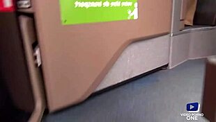 watch this brunette student get fucked on the bus in front of voyeurs?