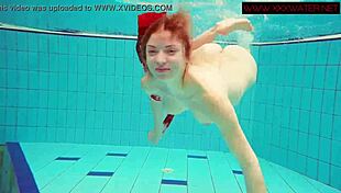 Hairy Ginger Polish Teen 18+ Underwater!