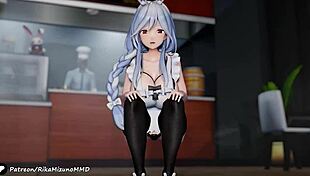 Connection Dance - Pekomama MMD R-18 Virtual Youtuber Showcases Big Tits And Ass In 3D Animation