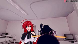 rias gremory, do you really want that dick while issei acts like a pussy?