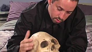 A Little Cult That Never Hurts She Goes In The Pentagram On Her Knees She Wants The Cock Then In The Ass Sperm March