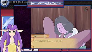 Avatar Trainer's Bonus: Milfy Blowjob with Four Elements