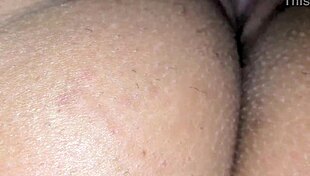 Horny homemade oral! Licking my wife's juicy hairy pussy drives me wild!