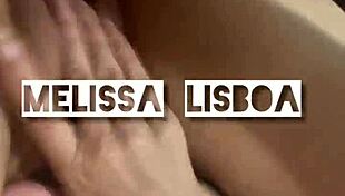 Melissa lisboa shows off and takes cum in her ass part 2