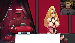 In the darkest moments, the super heroine becomes the lewd knight, bound in bondage.