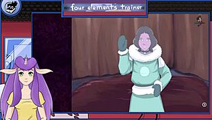 Avatar Trainer's Bonus: Milfy Blowjob with Four Elements
