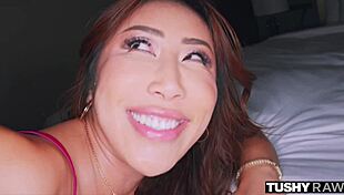 You see naughty nicole's heart-shaped ass getting drilled?