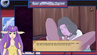 Avatar Trainer's Bonus: Milfy Blowjob with Four Elements