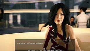 FOOTJOB in RESTAURANT - SEX 13 15 Tales from the Unending Void 15