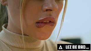 lez be bad - pawg secretary anna claire clouds dominated by femdom boss casey calvert strap-on