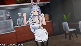 Connection Dance - Pekomama MMD R-18 Virtual Youtuber Showcases Big Tits And Ass In 3D Animation