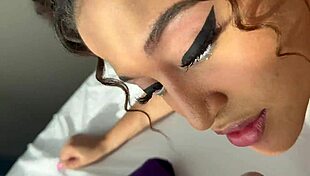 Wow, Ebony Teen Step Sis Begging to Get Pregnant!