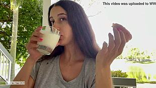 He Cums on My Face in Garden Then Sends Me Backyard