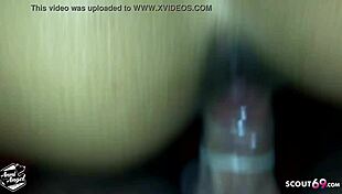 i got my feets coverd in cum from this redhed german teen's footjob, oops!