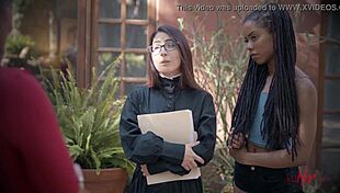 i'm scarlett sage, serena blair, and cadence lux on the path to forgiveness with tribbing and oral