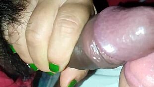 i love licking that mexican milf's big ass and monster cock, savoring every bit