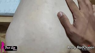 Young stud fucks me hard and I cum on the floor