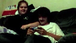 wife deepthroats husband's big dick, then gets fucked and creampied.