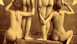 vintage hairy pussy fucking in retro style