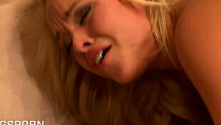 Busty Blonde American Girl Gets Fucked Hard with Cumshot Rain!